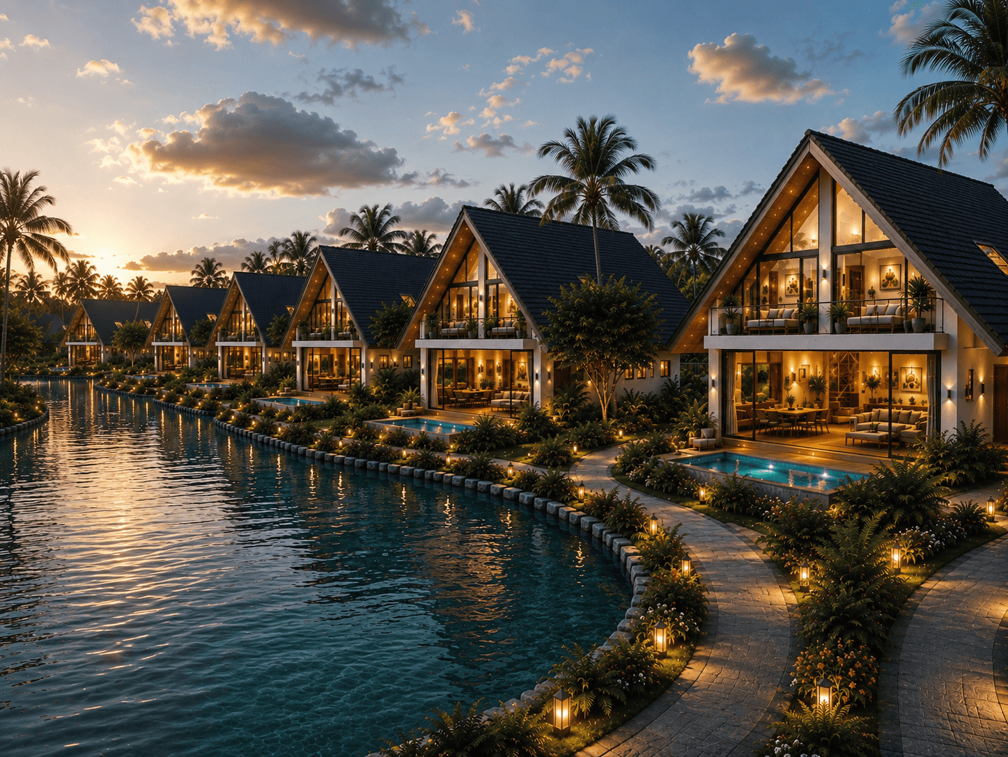 Zariya lagoon villa community